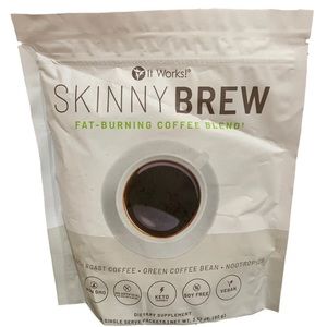 It Works! SKINNY BREW Fat-Burning Coffee Blend 15 Single Serve Packets